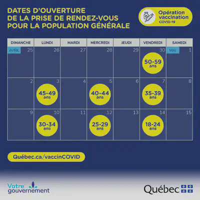 Québec&rsquo;s vaccination plan